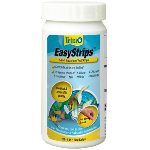 Tetra 6 in 1 EasyStrips Test Strips, 100 count - Store Use