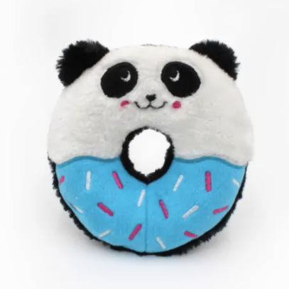 ZippyPaws Donutz Buddies Panda medium zippy paws donuts doughnuts  squeaker squeeker squeeky dog toy plush