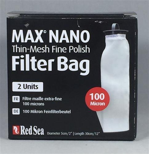 730773405817 r40581 Red Sea Max Nano Thin-Mesh Filter Bag, 100 Micron - Fine Polishing (2 Pack)