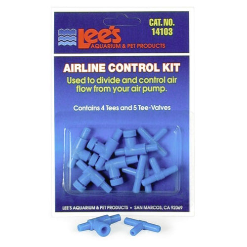 010838141035 14103  Lee's Pet Products Airline control kit  plastic tees & valves tee-valves
