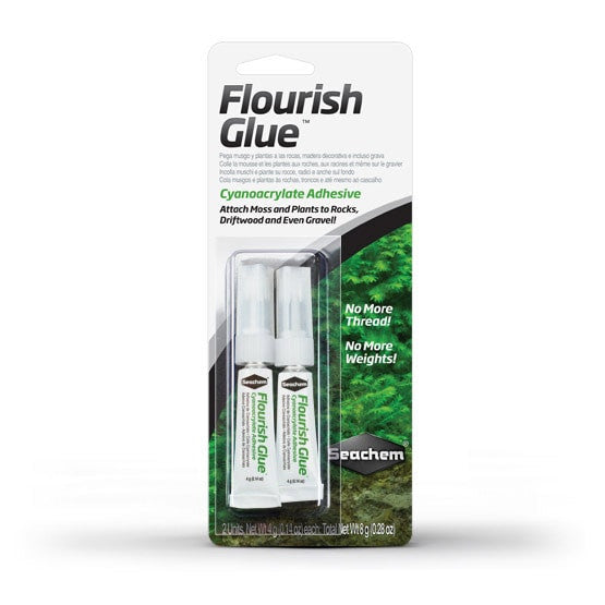 Seachem Flourish Glue 000116311601 3116 plant plants driftwood rocks