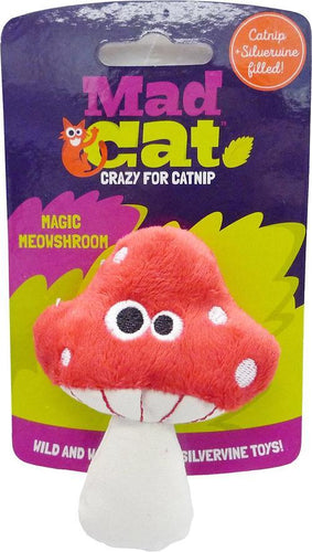 mad cat magic mushroom meowshroom catnip silvervine cat toy 847388065005 127760300