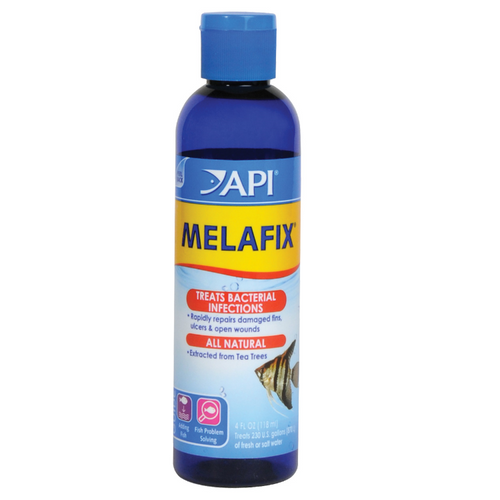 317163070116 11 g 11g api melafix 4 oz ounce tropical fish treats internal and external bacterial infections all natural