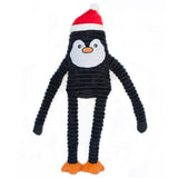 zp617 zippy paws holiday crinkles penguin large plush dog toy 818786016173